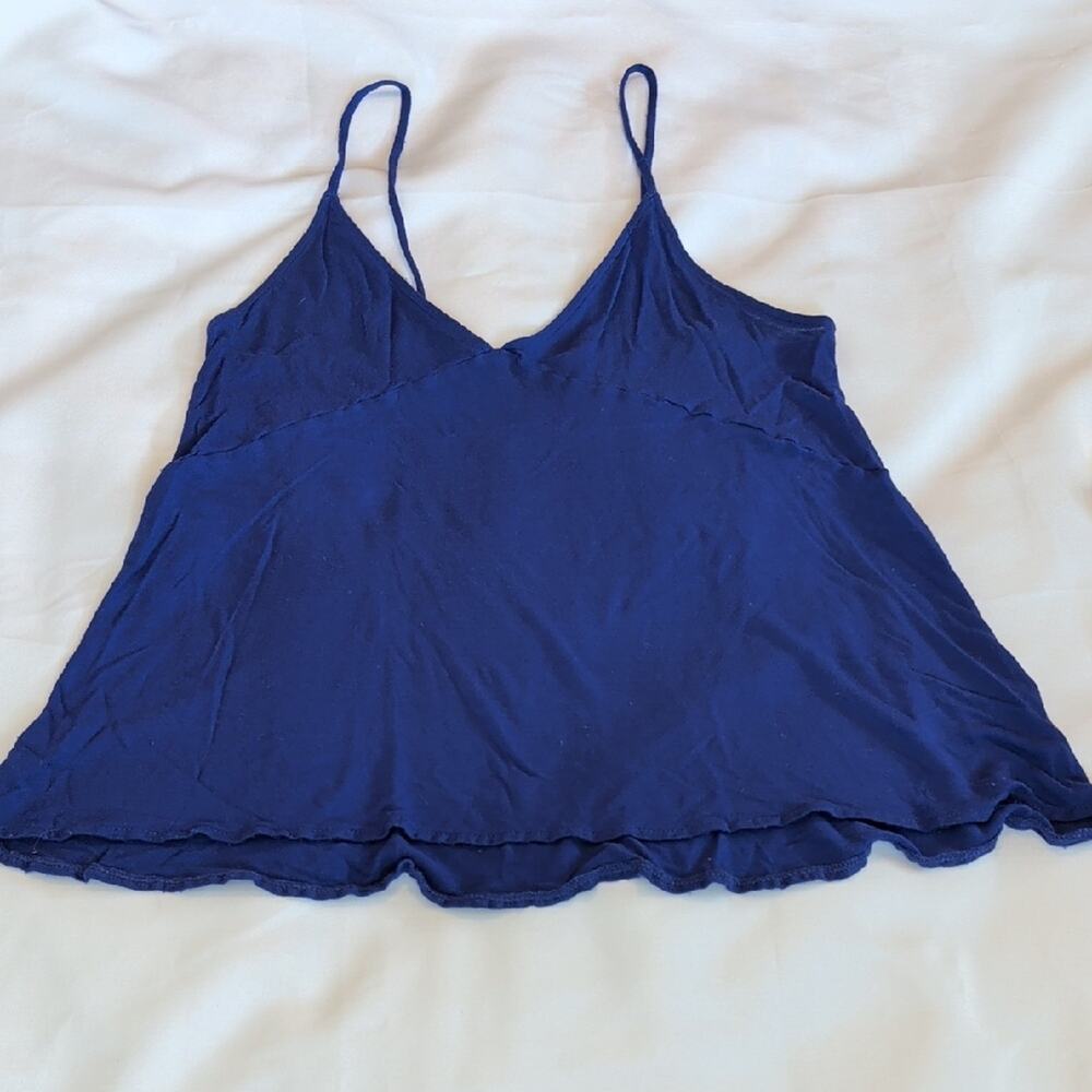 Y2K Blue Babydoll Cami Flowy Blue Size Small Urban Outfitters
